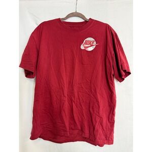 Nike Alabama Crimson Tide T-Shirt Mens Large Red Just Do It Loose Fit Cotton Tee